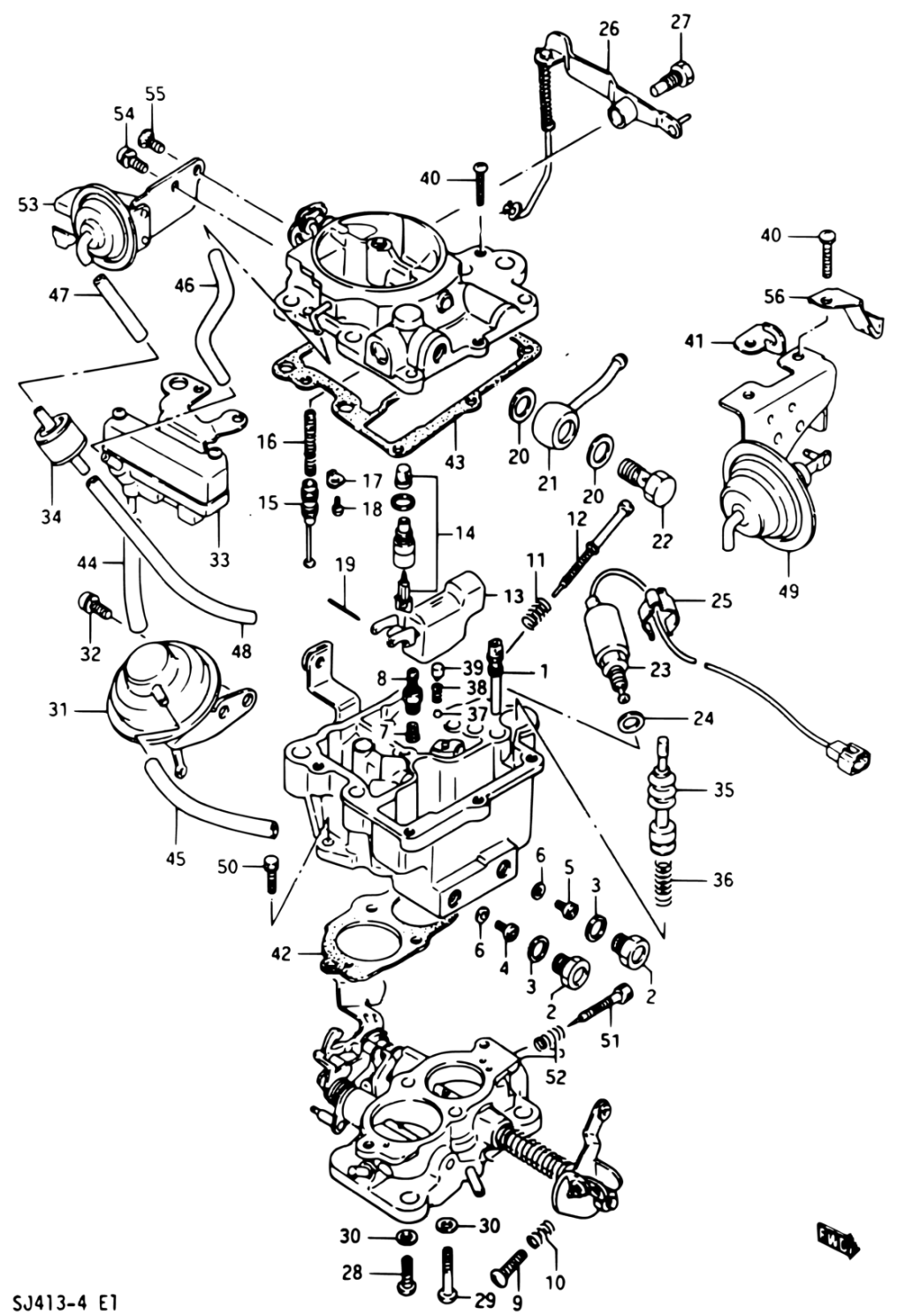 suzuki sierra carburetor manual - Europe, Samurai / SJ, SJQ-/SJV-/SJW- (E), Engine,