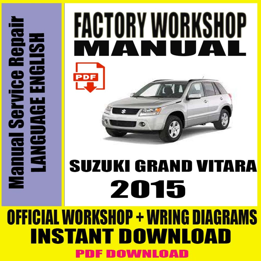 suzuki grand vitara repair manual pdf - SUZUKI GRAND VITARA  SERVICE REPAIR MANUAL