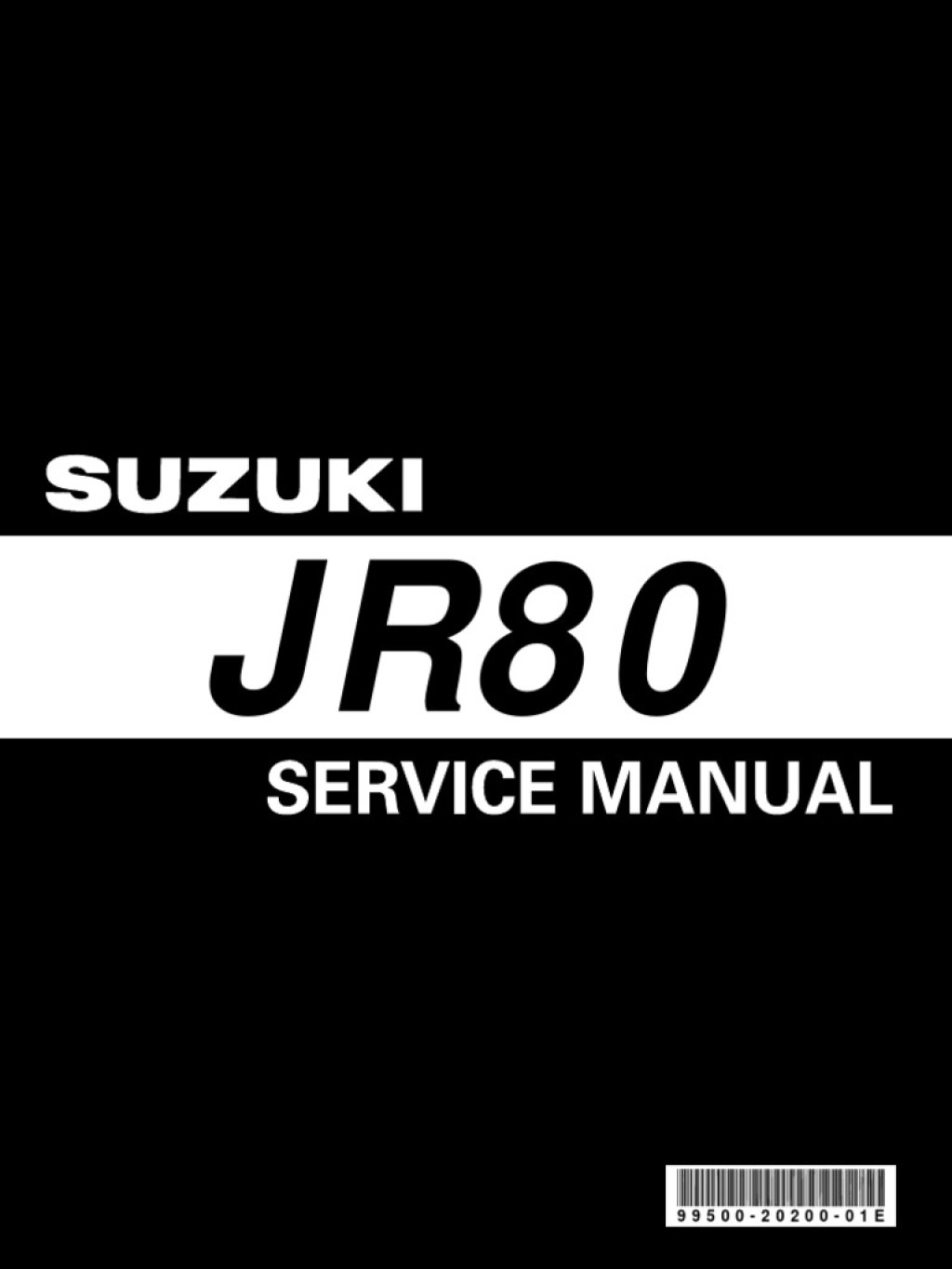 suzuki jr80 service manual - Suzuki JR 