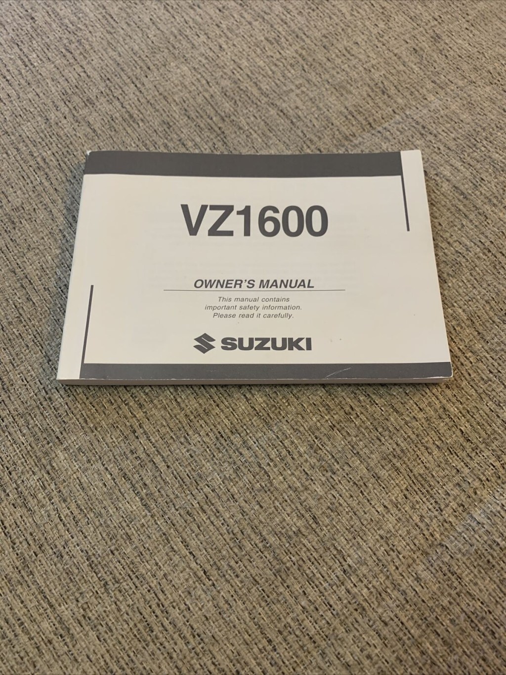 suzuki vz1600 owners manual - Suzuki Marauder VZ Owners Manual OEM -AB