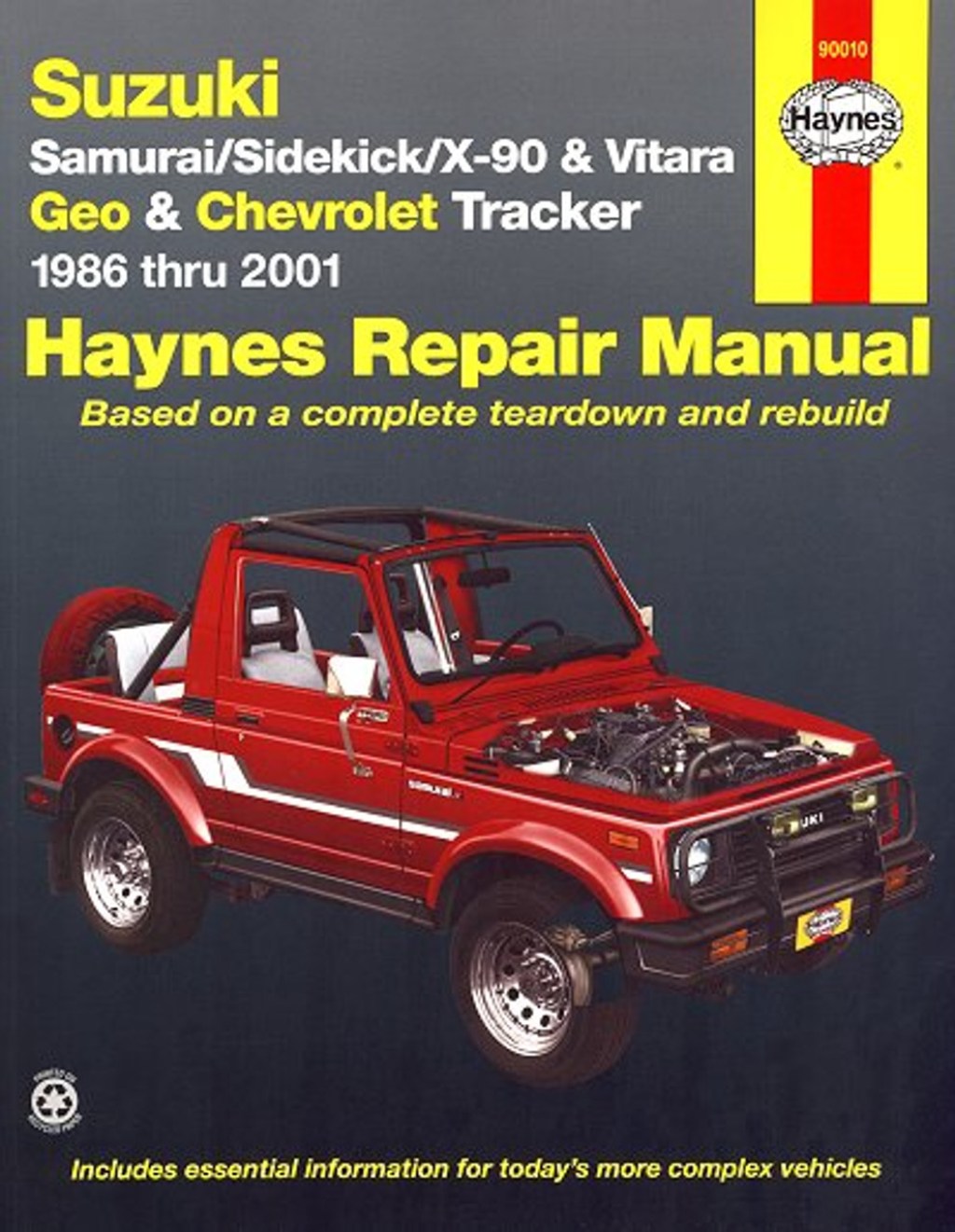 suzuki sidekick repair manual pdf - Suzuki Samurai, Sidekick, X-, Vitara Repair Manual -