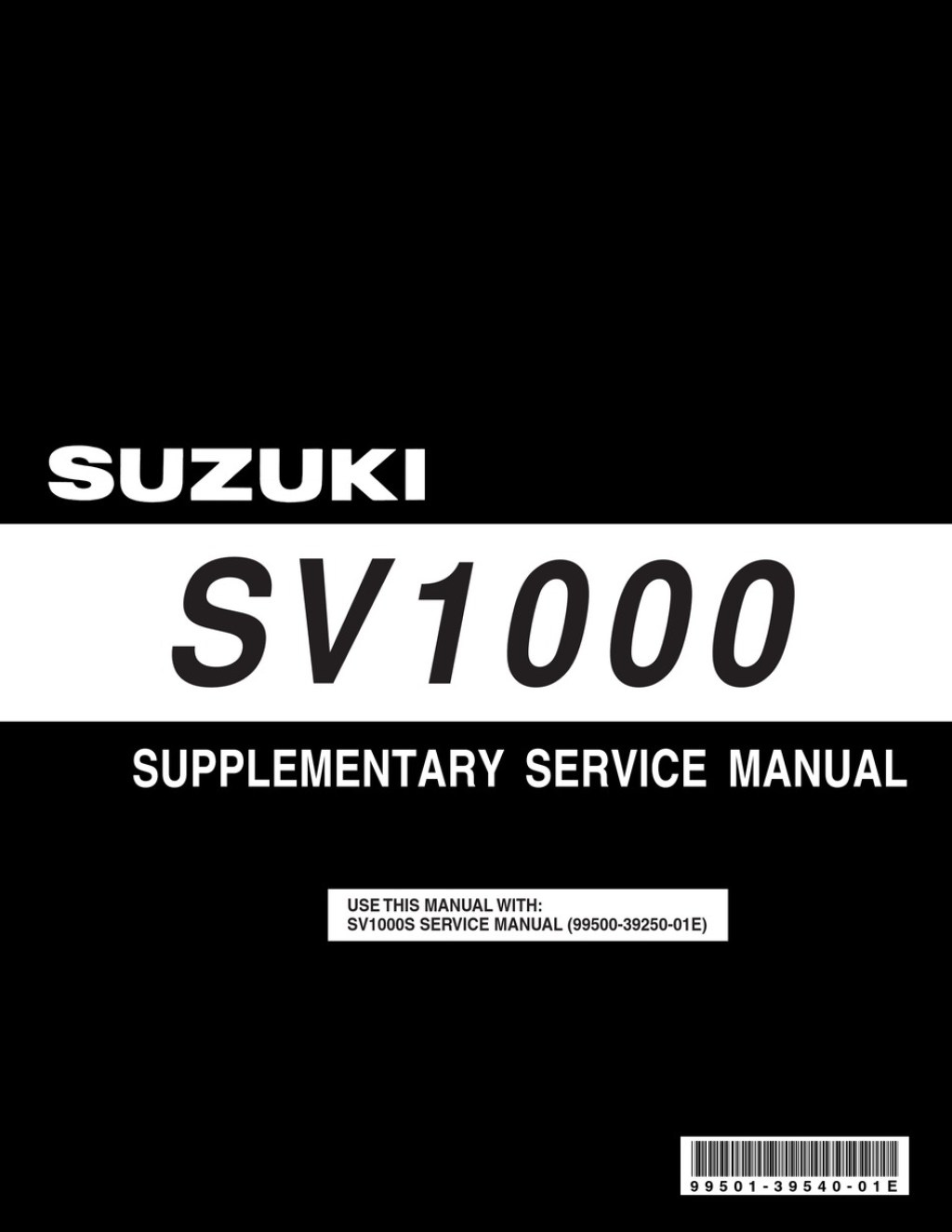 suzuki sv1000 service manual download - SUZUKI SV SERVICE MANUAL Pdf Download  ManualsLib