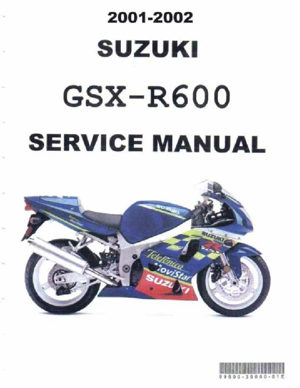 02 suzuki gsxr 600 manual pdf - k GSXR  Service Manual  PDF