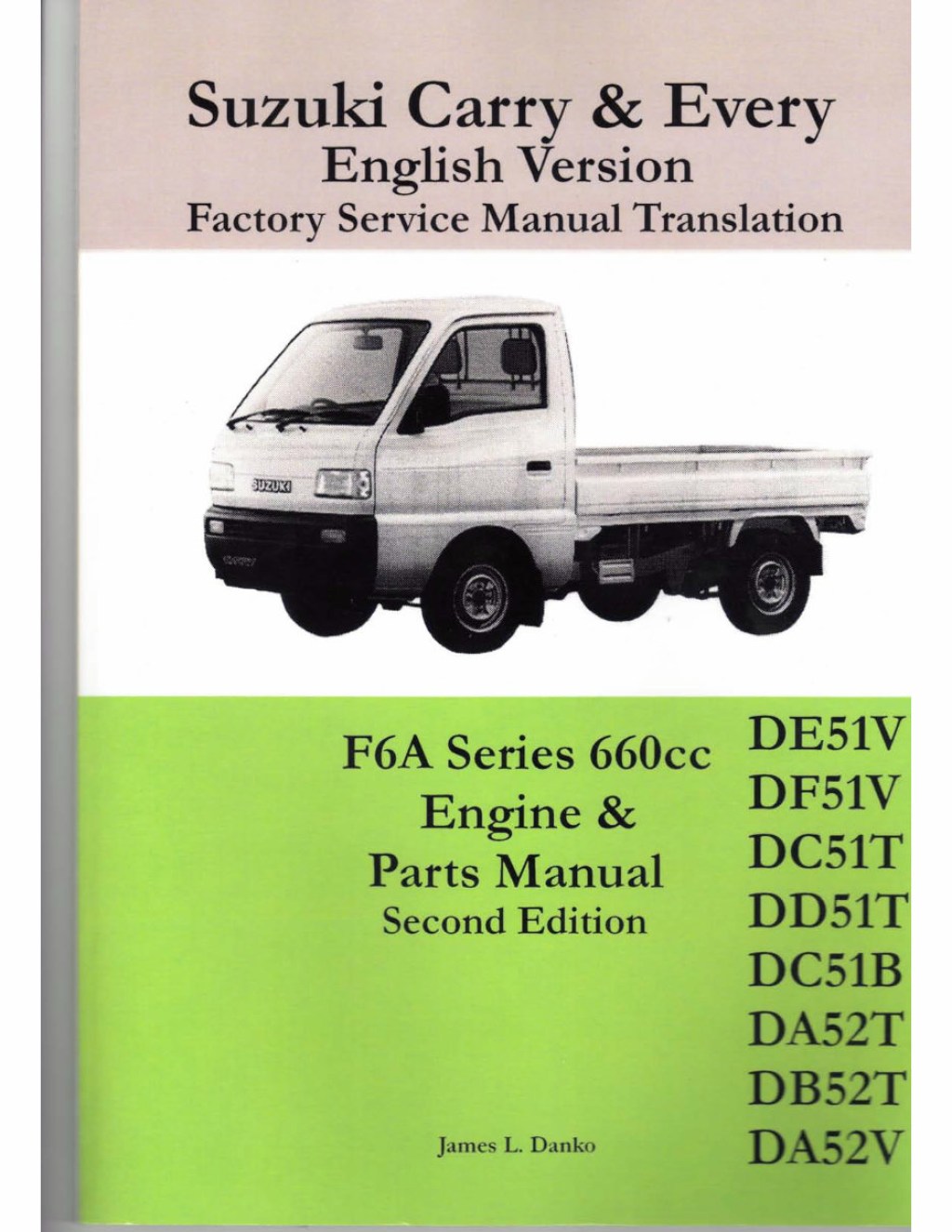 suzuki carry every van fa engine workshop service manual 0