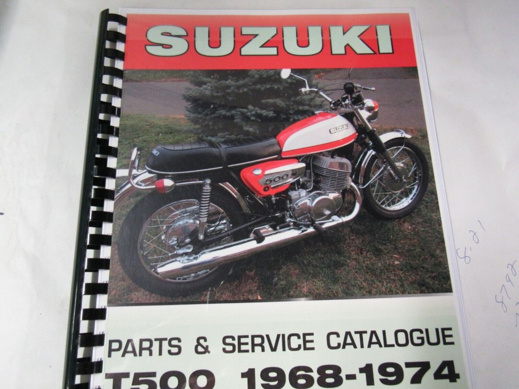 suzuki t t cobra parts and service manual